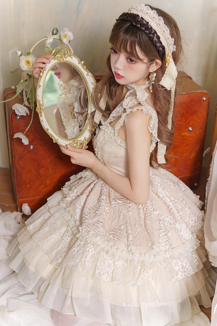 Elegant Ballet Sleeveless Layered Cake Sweet Lolita JSK