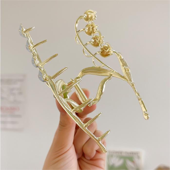 Lily Of The Valley Chignon Claw Hair Clip