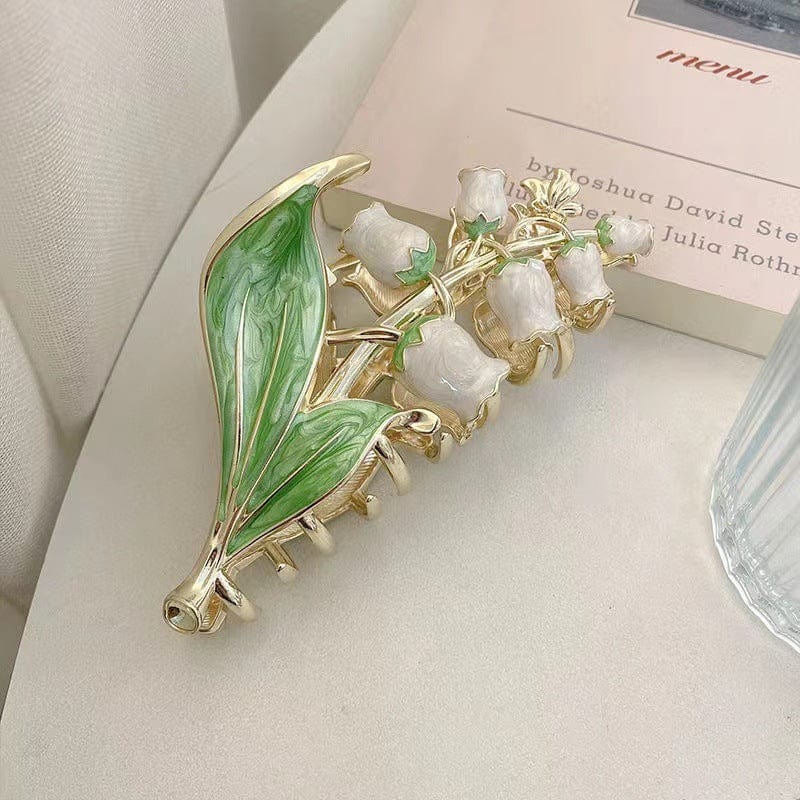 Chic Lily Of The Valley Hair Claw Clip