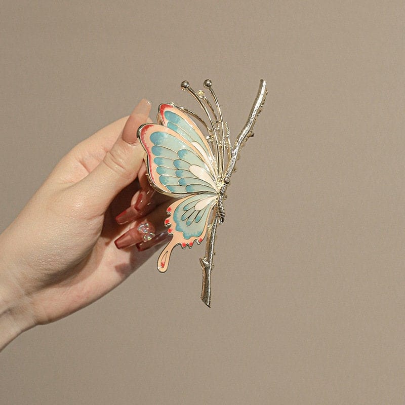 Handmade Butterfly Chignon Hair Clip