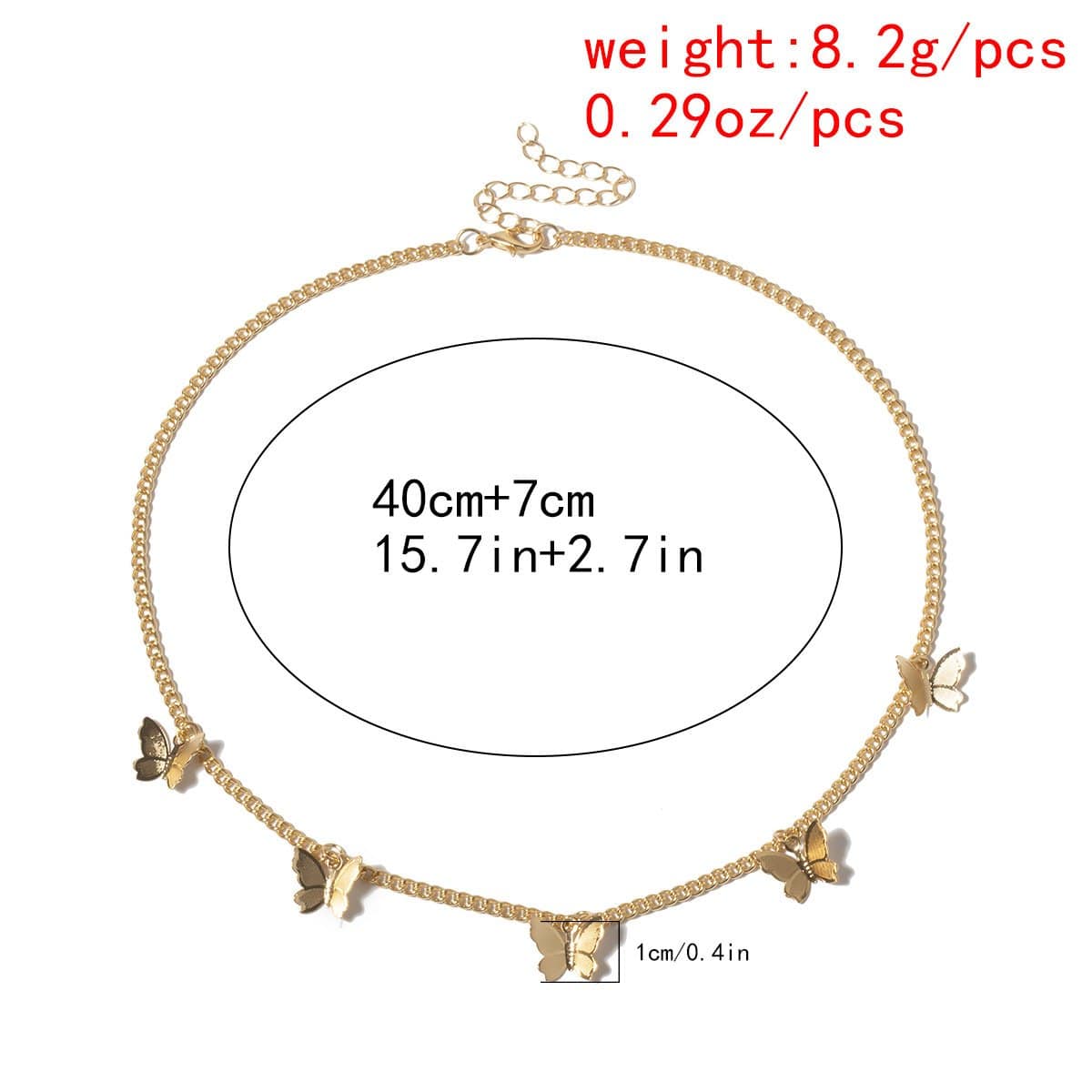 Butterfly Choker Necklace