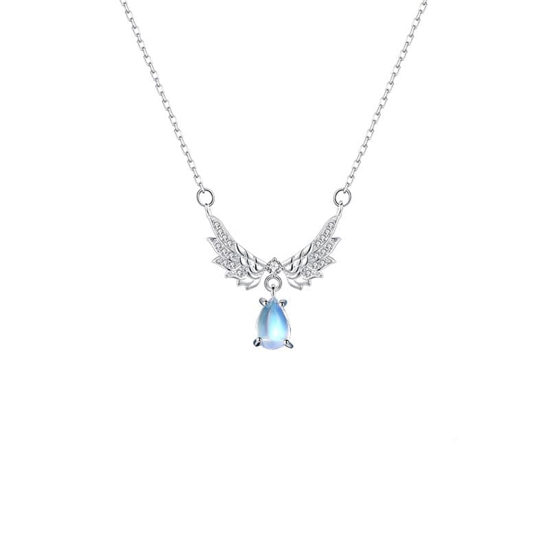Waterdrop Angel Wings Necklace