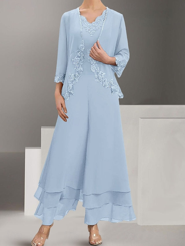 Dress Sets Guest of Mother the Elegant Bride Wedding