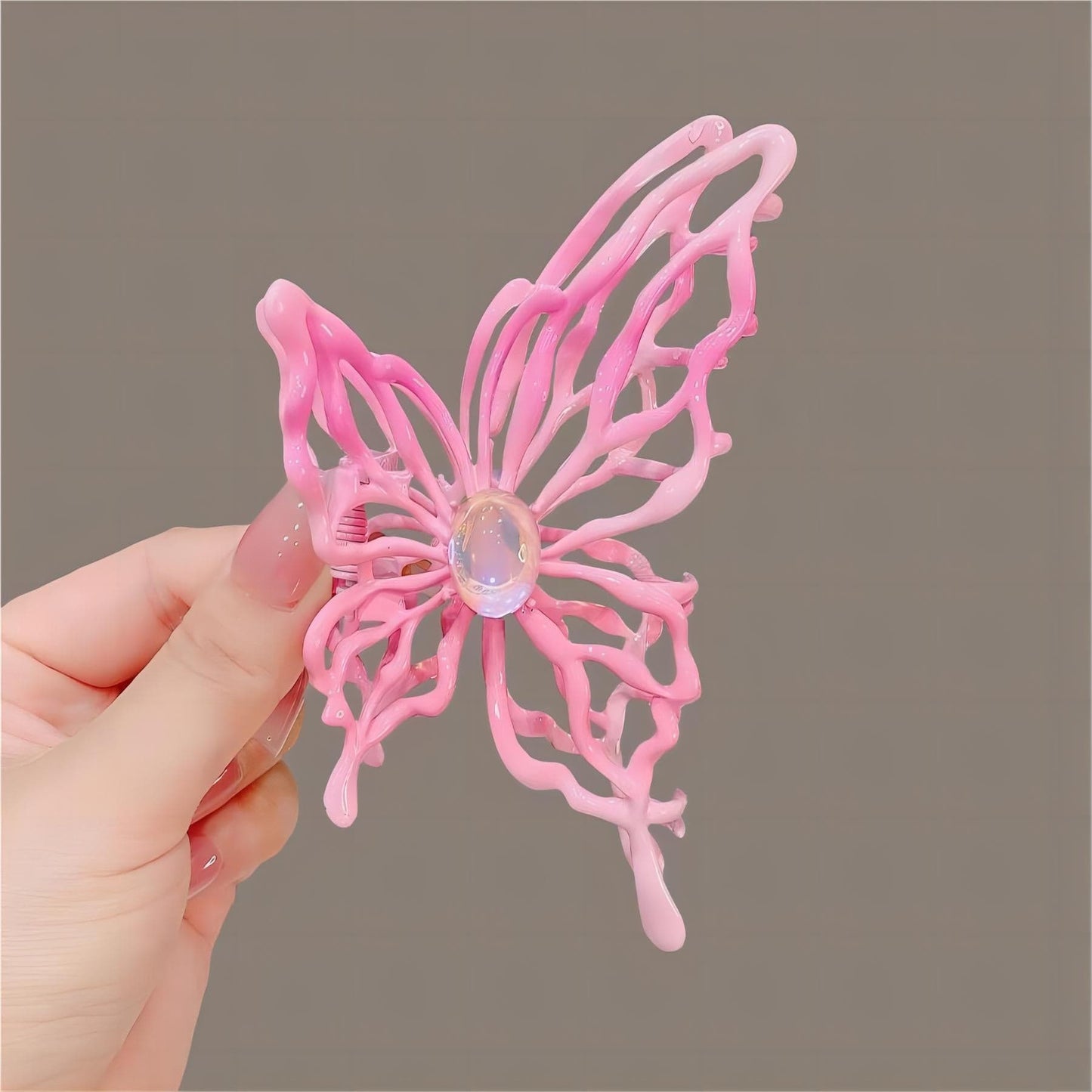 Geometric Butterfly Chignon Claw Hair Clip