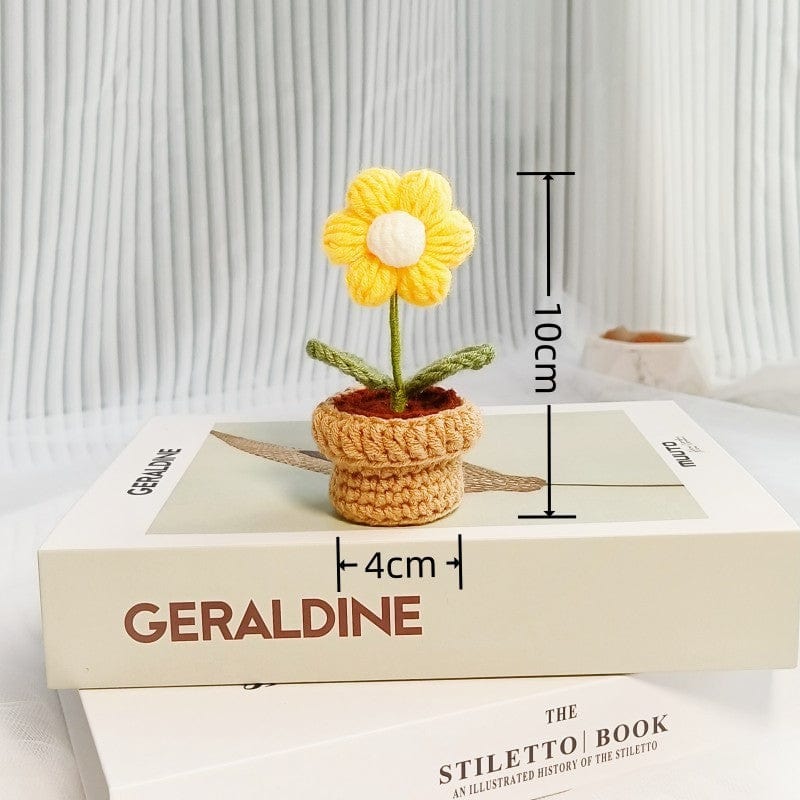 Hand-knitted Crochet Flower