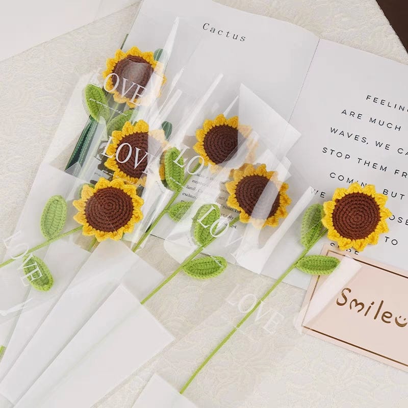 Handmade Crochet Cute Sunflower