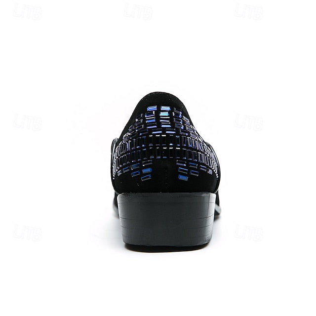 Elegant Strap Loafers Silver and Men's Prom Woven – Monk