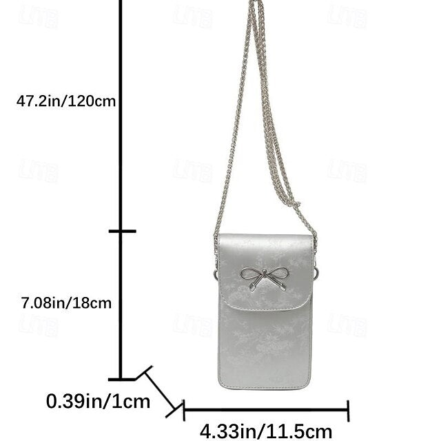 Leather Women's Phone Bag Daily PU Mobile Crossbody