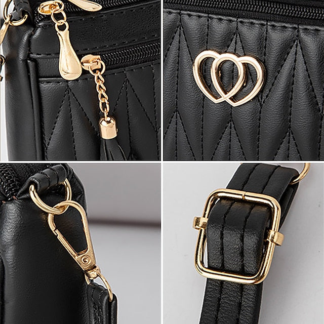 Shoulder Crossbody PU Bag Leather Hobo Women's