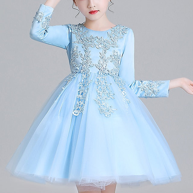 Princess Girl Girls' Party Dress Flower