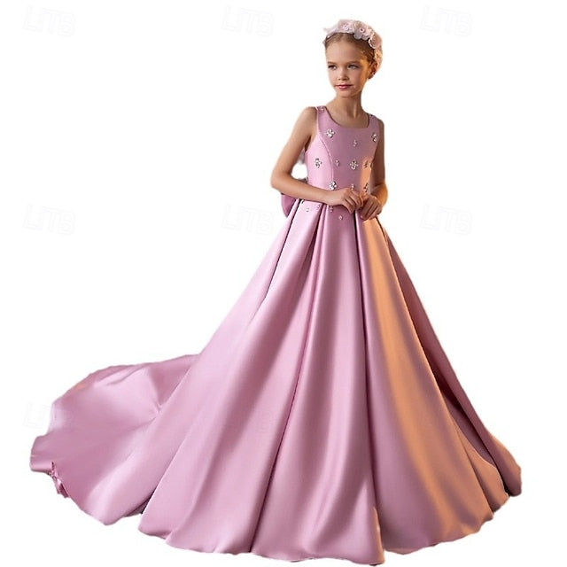 Communion Girls' Kids Party Flower First Dress Girl