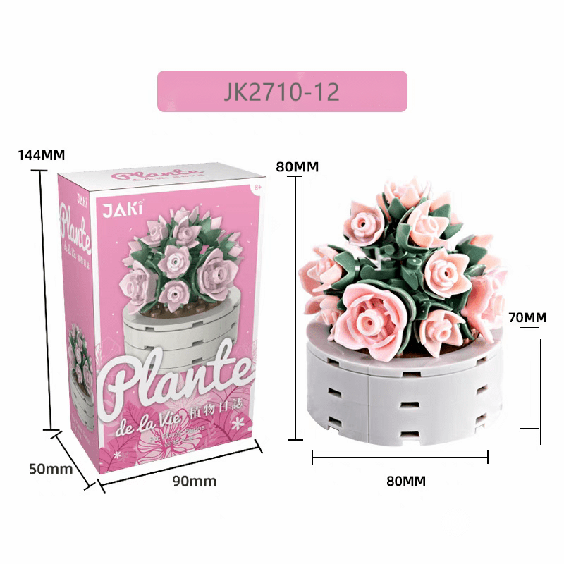 12 Bausteine zum Zusammenbauen von Sukkulenten