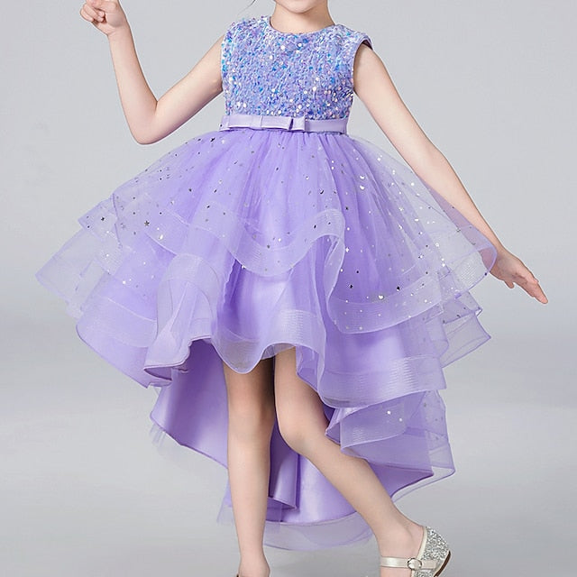 Princess Party Girl Girls' Flower Dress