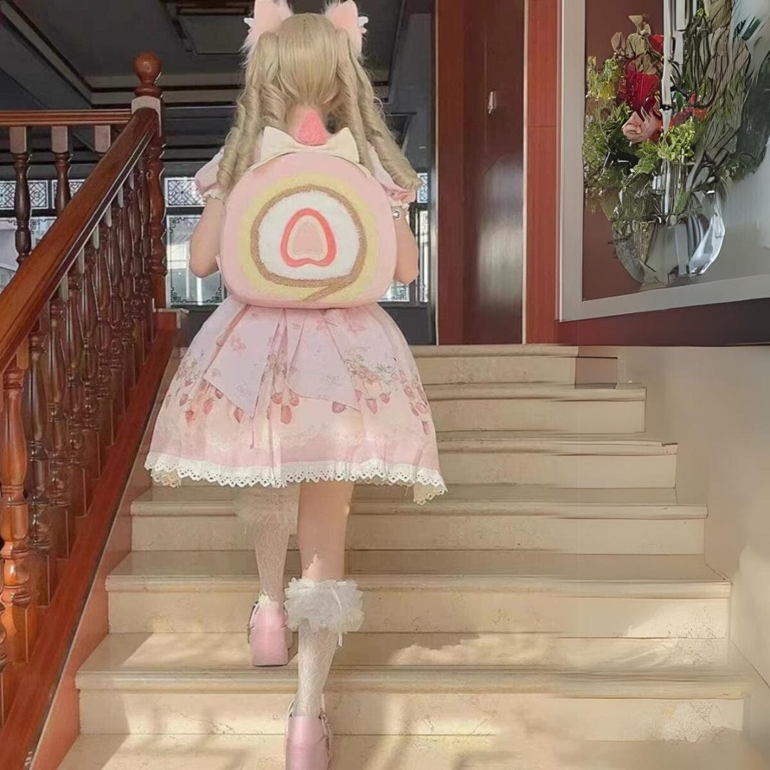 Cake Bow Backpack Bag GEM010