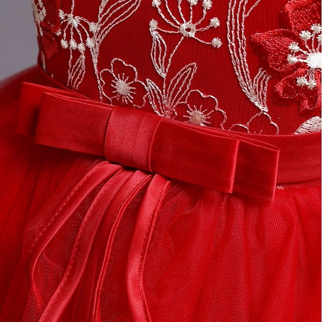 Flower Girls' Kids Sleeveless Dress Girl Sequin