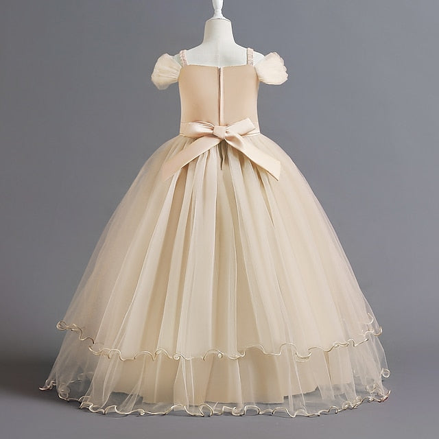 Flower Girls' Girl Kids Party Dress