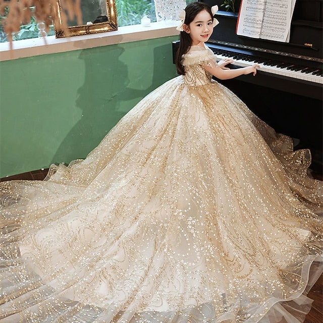 Dress Kid's Girls' Flower Princess Girl