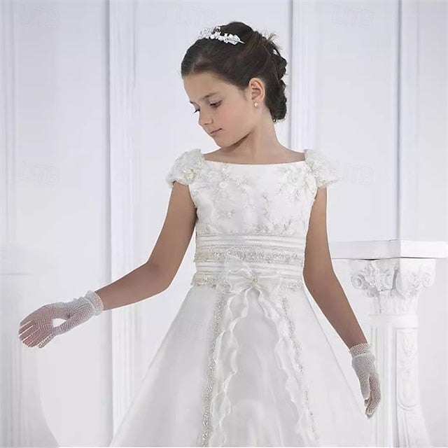 Girl Formal Flower Girls' Dress Kid's Lace