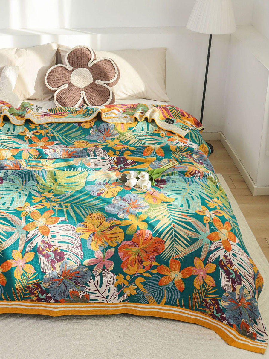 Cotton Sofa Blanket Bedcover Queen