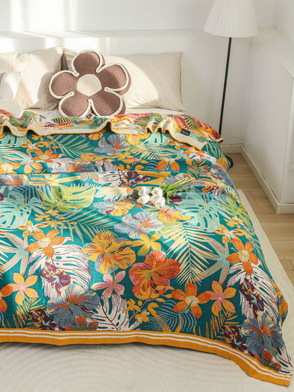 Cotton Sofa Blanket Bedcover Queen