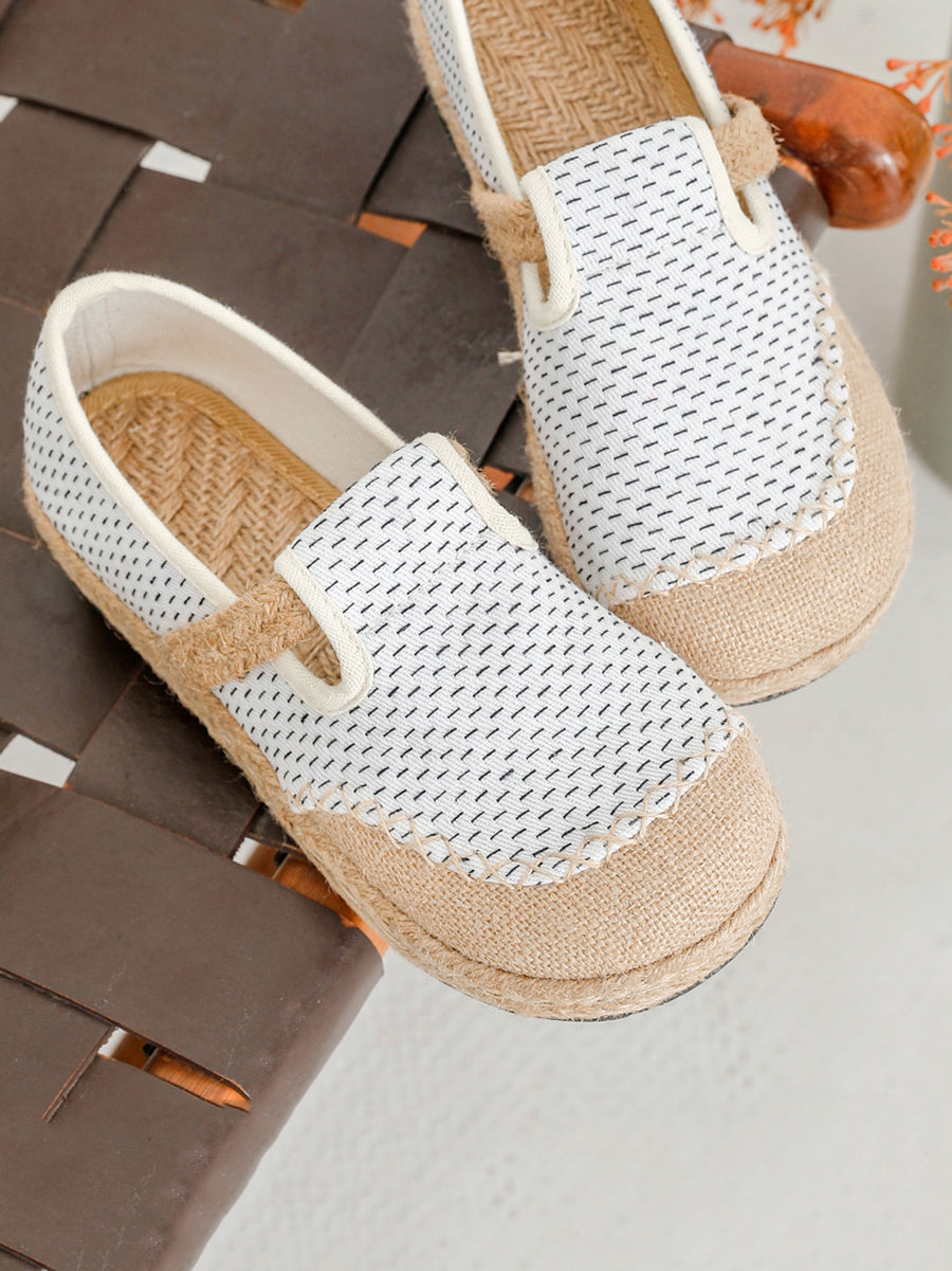 Shoes Flat Canvas Summer Women Stitching