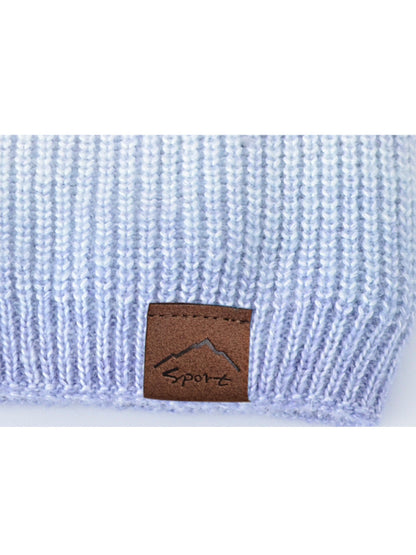 Women Winter Casual Keep Warm Gradient Knit Hat AH1021