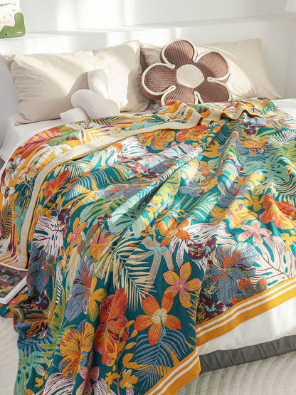 Cotton Sofa Blanket Bedcover Queen