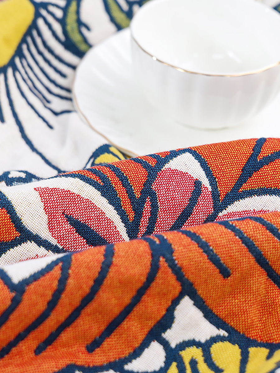 Jacquard Bath Adult 100%Cotton Flower Quick-dry Towel