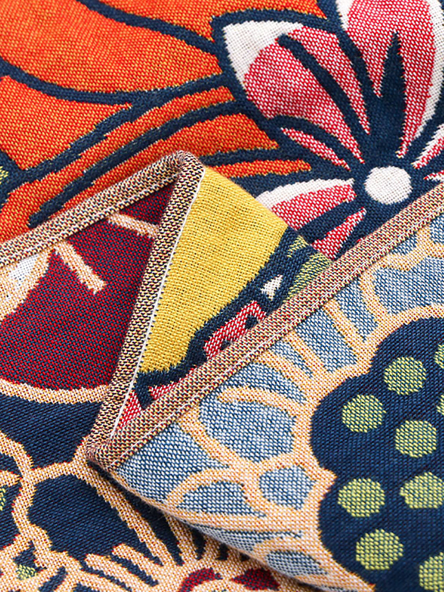 Jacquard Bath Adult 100%Cotton Flower Quick-dry Towel