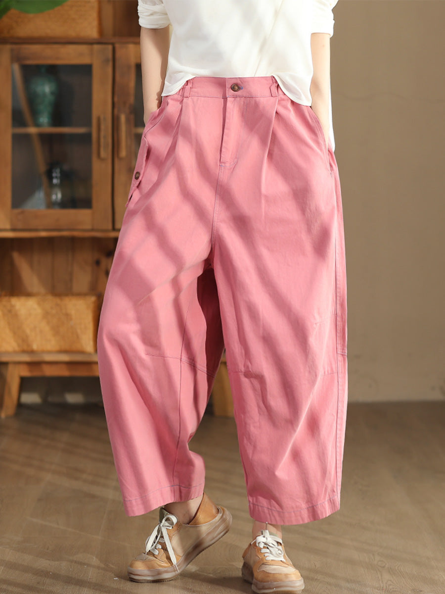 Women  Autumn Commute Solid Loose Harem Pants AT1070