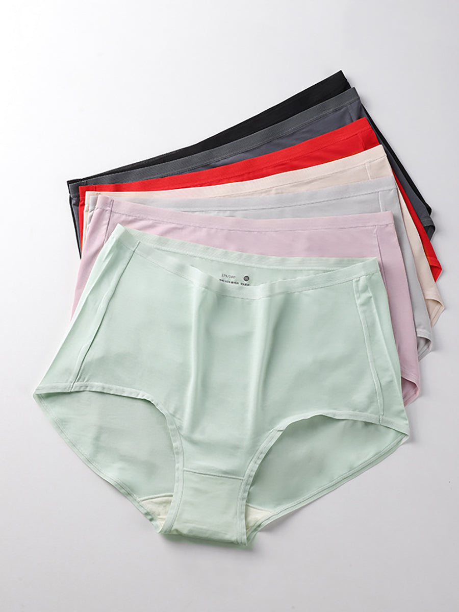 Women Casual High 4 Underwear Summer Pieces Waist