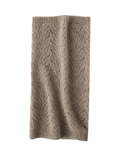 Winter Keep Warm Cashmere Knit Scarf QM034