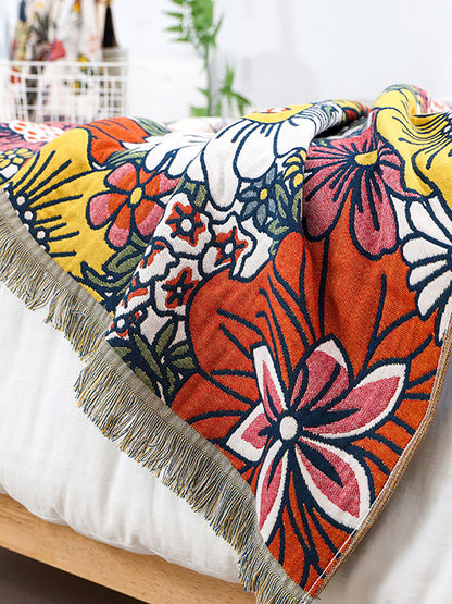 Jacquard Bath Adult 100%Cotton Flower Quick-dry Towel