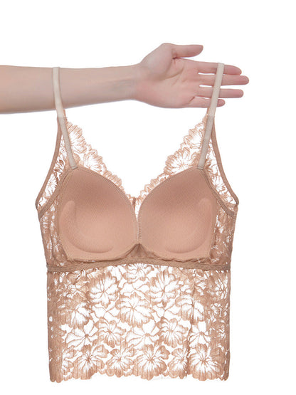 Soutien-gorge d'été sexy en dentelle avec coussinets d'allaitement pour femmes ZZ1051