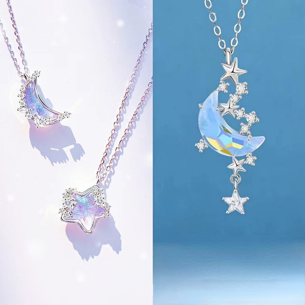 Pastal Magic Heart Necklace