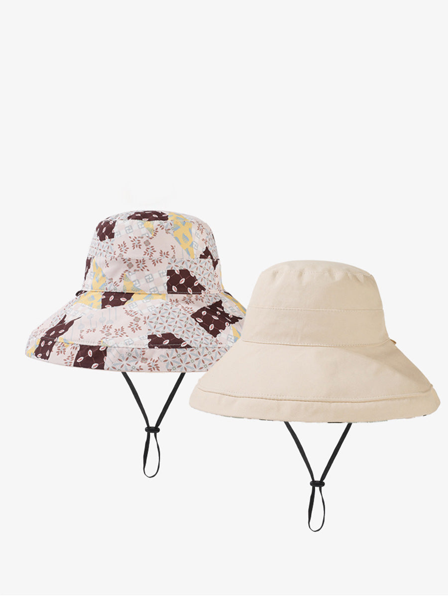 Women Casual Summer Solid Reversible Wearing Collapsible Hat LL005