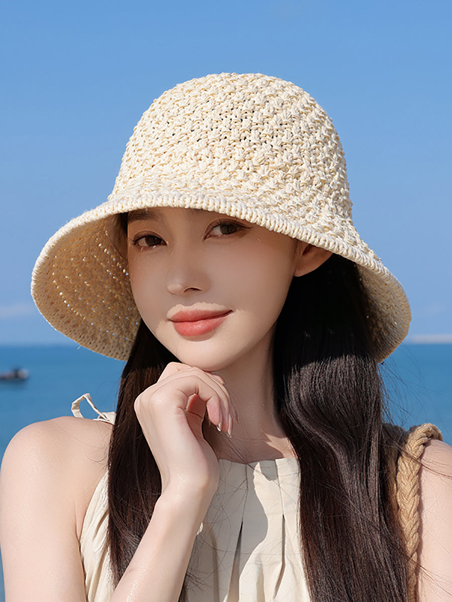 Casual Weave Women Sunproof Summer Hat