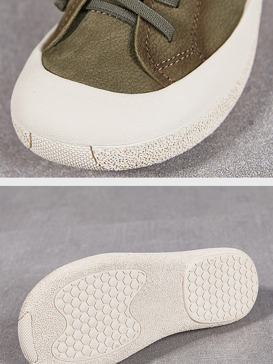 Casual Genuine Leather Flat Women Summer Shoes