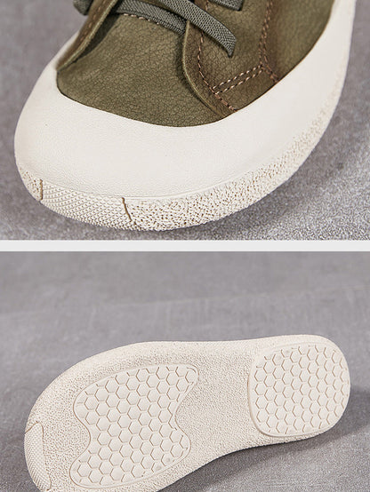 Casual Genuine Leather Flat Women Summer Shoes
