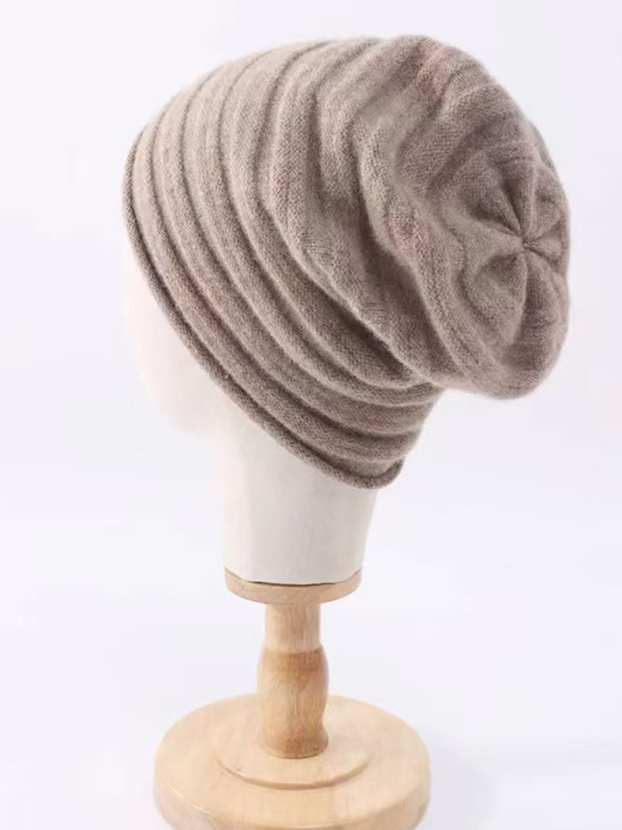 Winter Artsy Soft Warm Cashmere Knit Hat AV1071