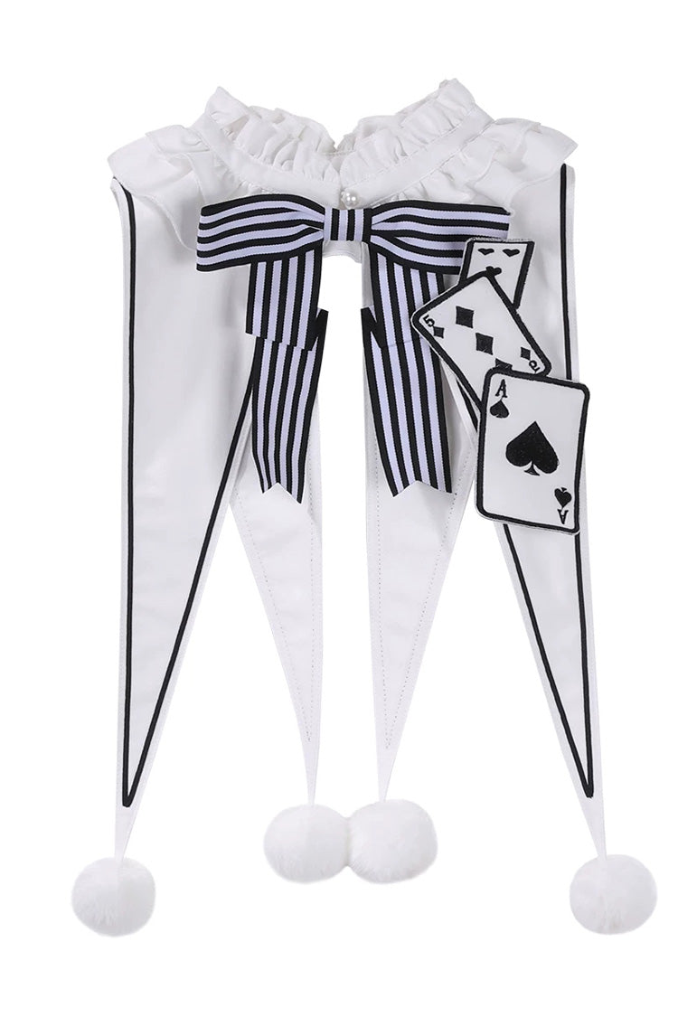 Azure Dedicated to Alice Square Collar Short Sleeve Jacquard Print Ruffled Bow Lolita Set