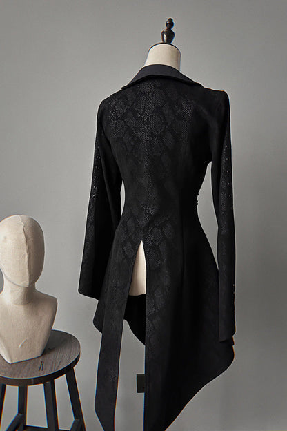 Snake-Embellished Ouji Coat - Gothic Lolita Styles