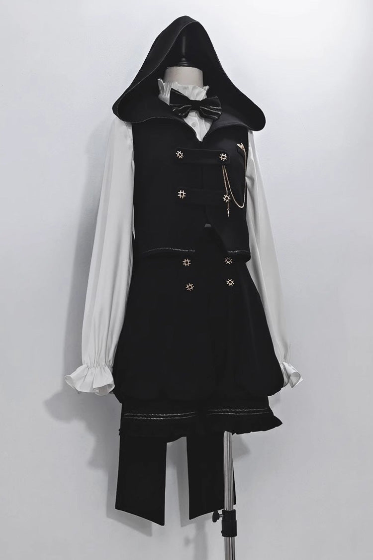 Ivory Anxious Rabbit Long-Sleeve Ouji Gothic Lolita Blouse