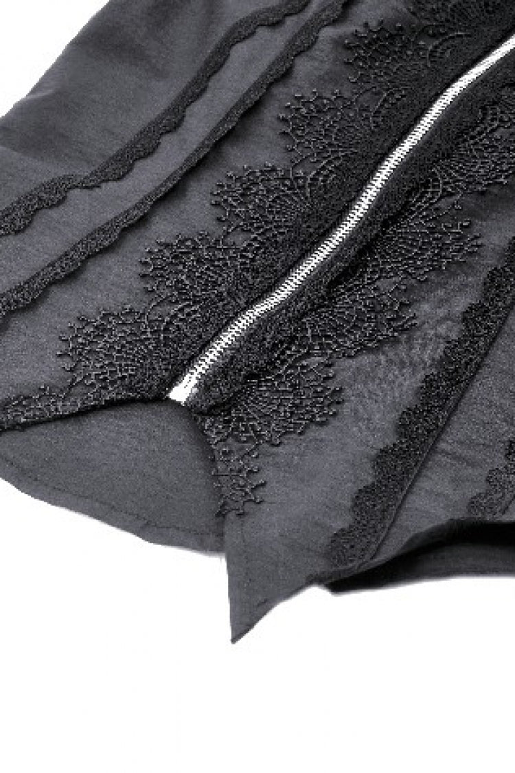Spider-Shaped Cut-Out Punk Blouse for Women