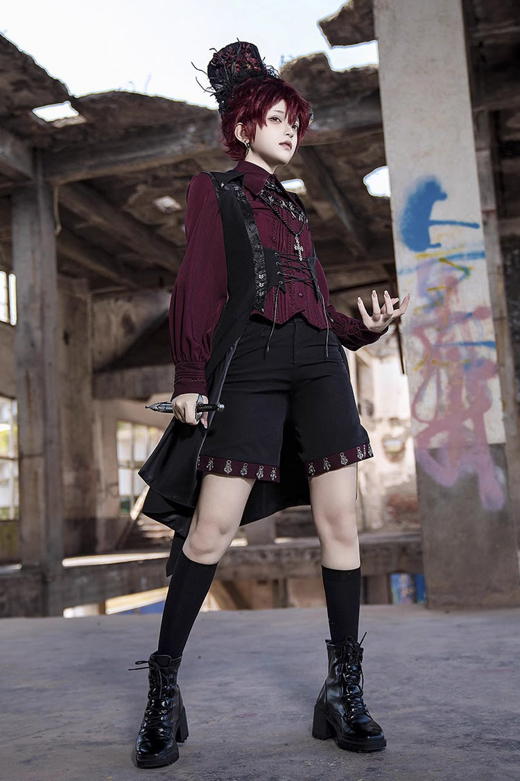 Prince Ouji Lolita Shorts - Vintage Gothic Slim Fit