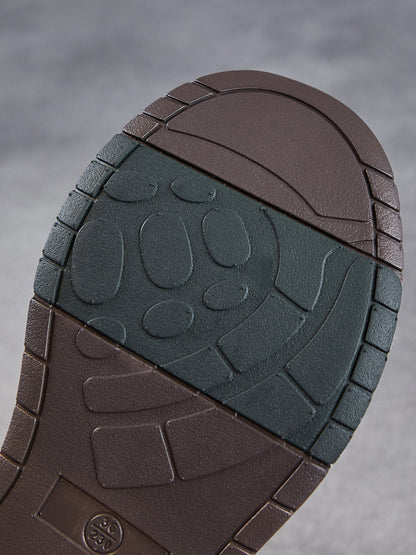 Platform Leather Shoes Women Genuine Vintage