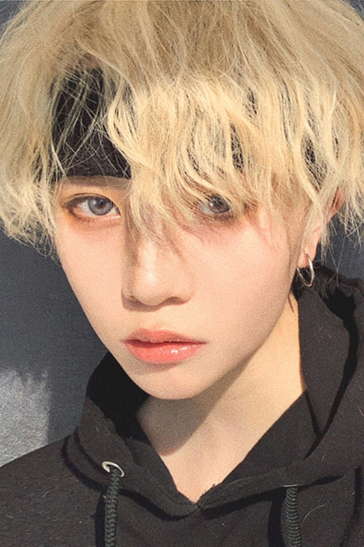 Foil Perm Fluffy Handsome Ouji Wig