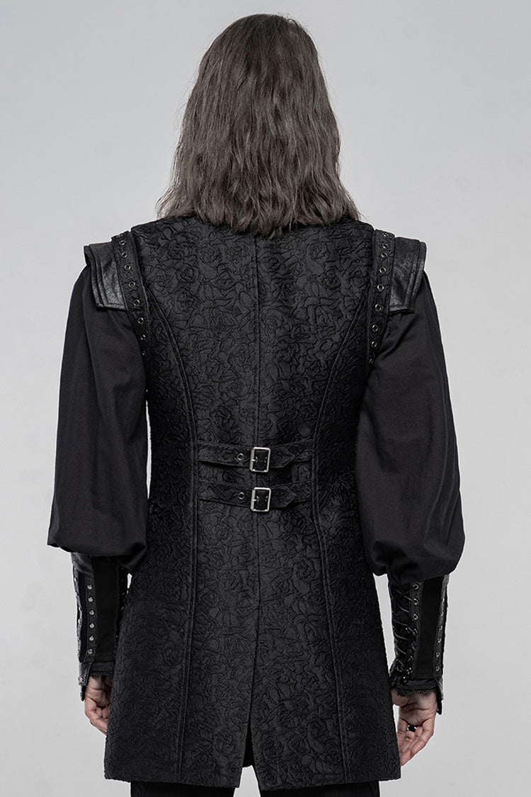 Buckle Detail Punk Vest for Men