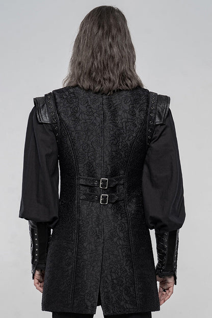 Buckle Detail Punk Vest for Men