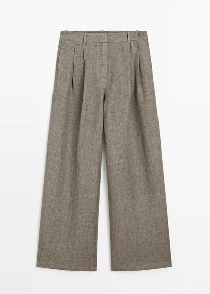 Neck Pieces Pants 2025 Tops V Set And Summer Two New